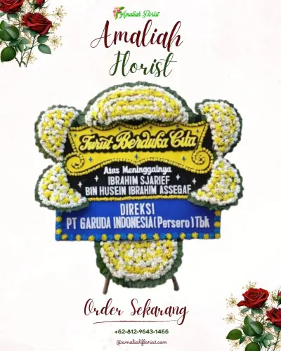 Papan Bunga Duka di Bojongkasih