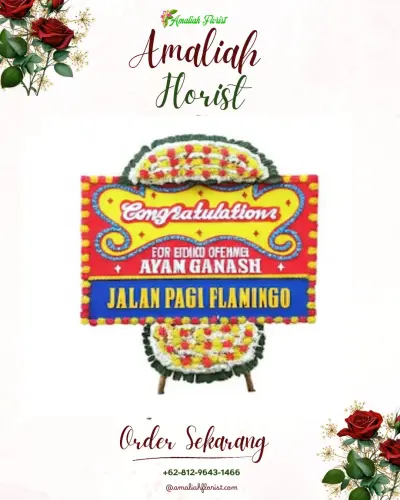 Bunga Papan Congratulation di Bojongkasih
